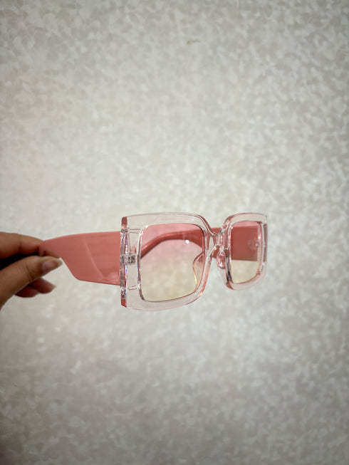 Fashionable Retro Square Frame Sunglasses
